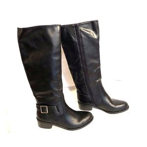 Arizona Jean Co. black, silver buckle, sz7 boots